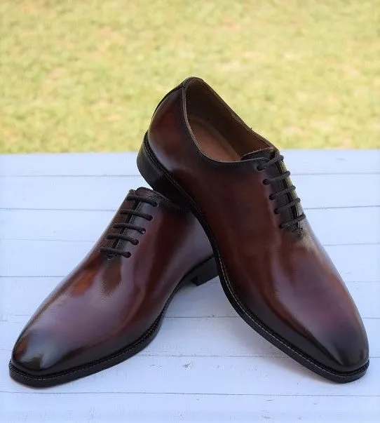 Grant Handmade Wholecut Leather Sole Shoes