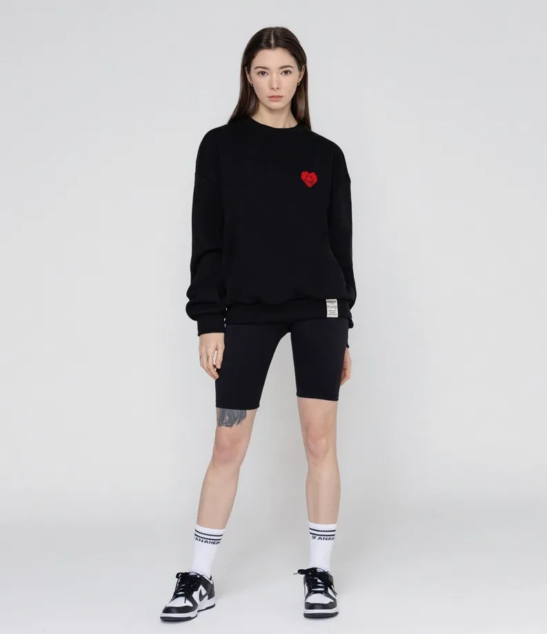 GRAVER  |[GRAVER]★SMALL TAPE HEART SMILE SWEATSHIRT