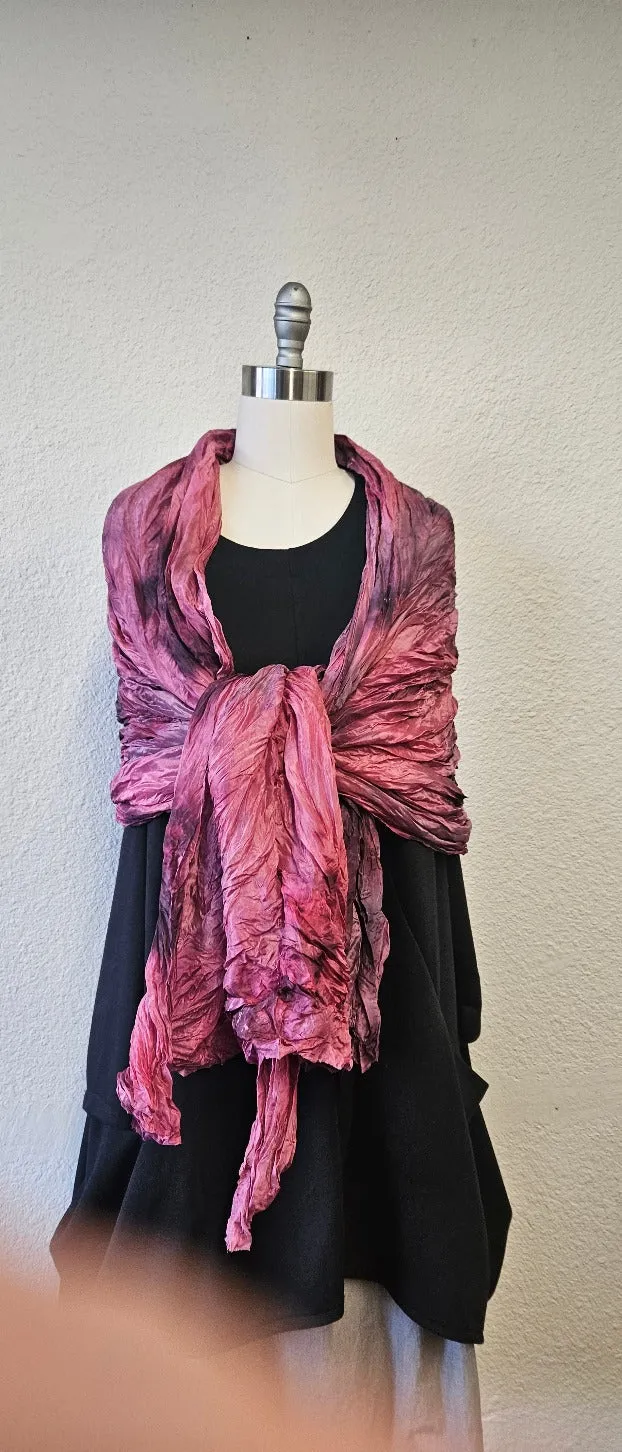 Hand Dyed Silk Scarf