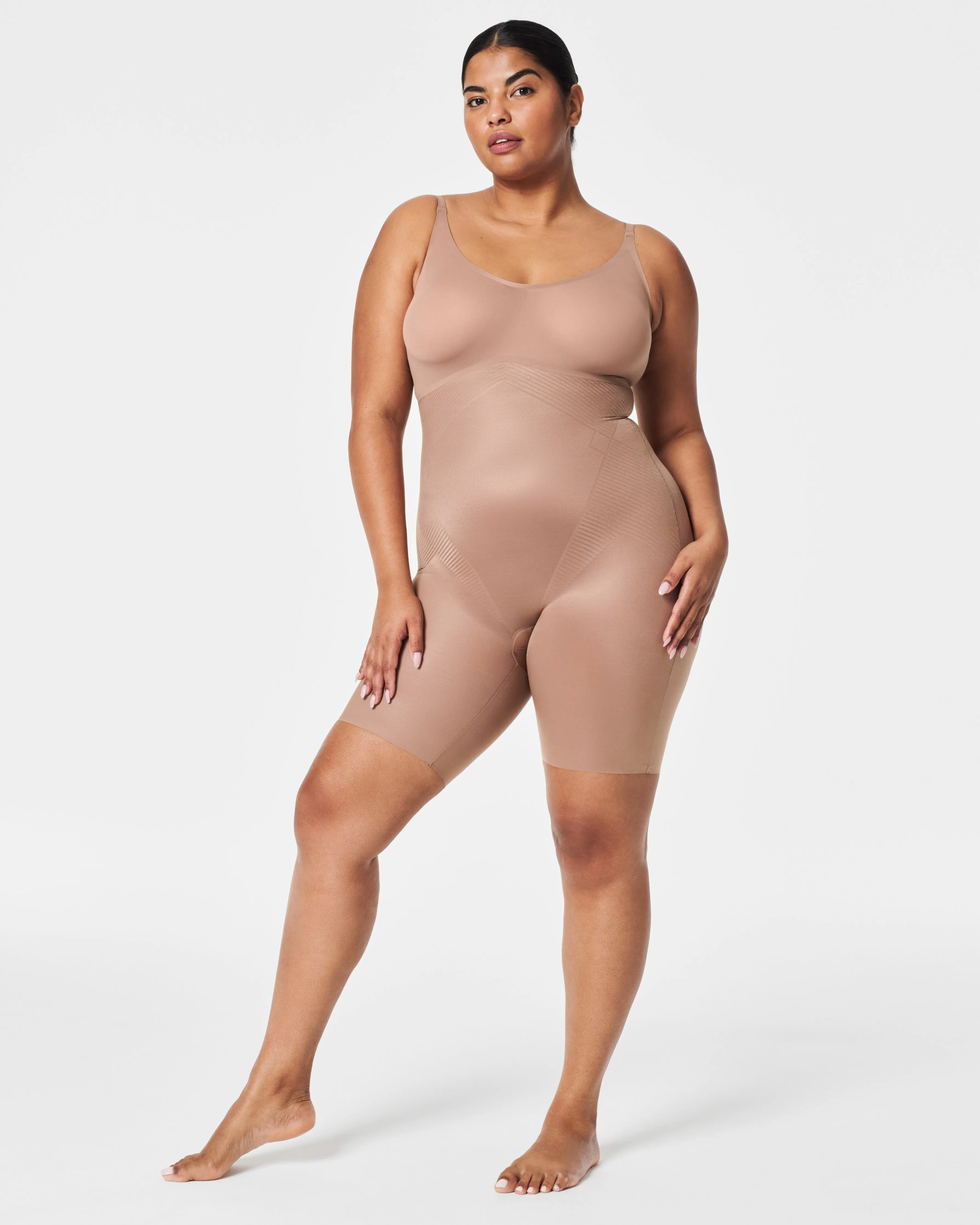 Invisible Shaping Mid-Thigh Bodysuit