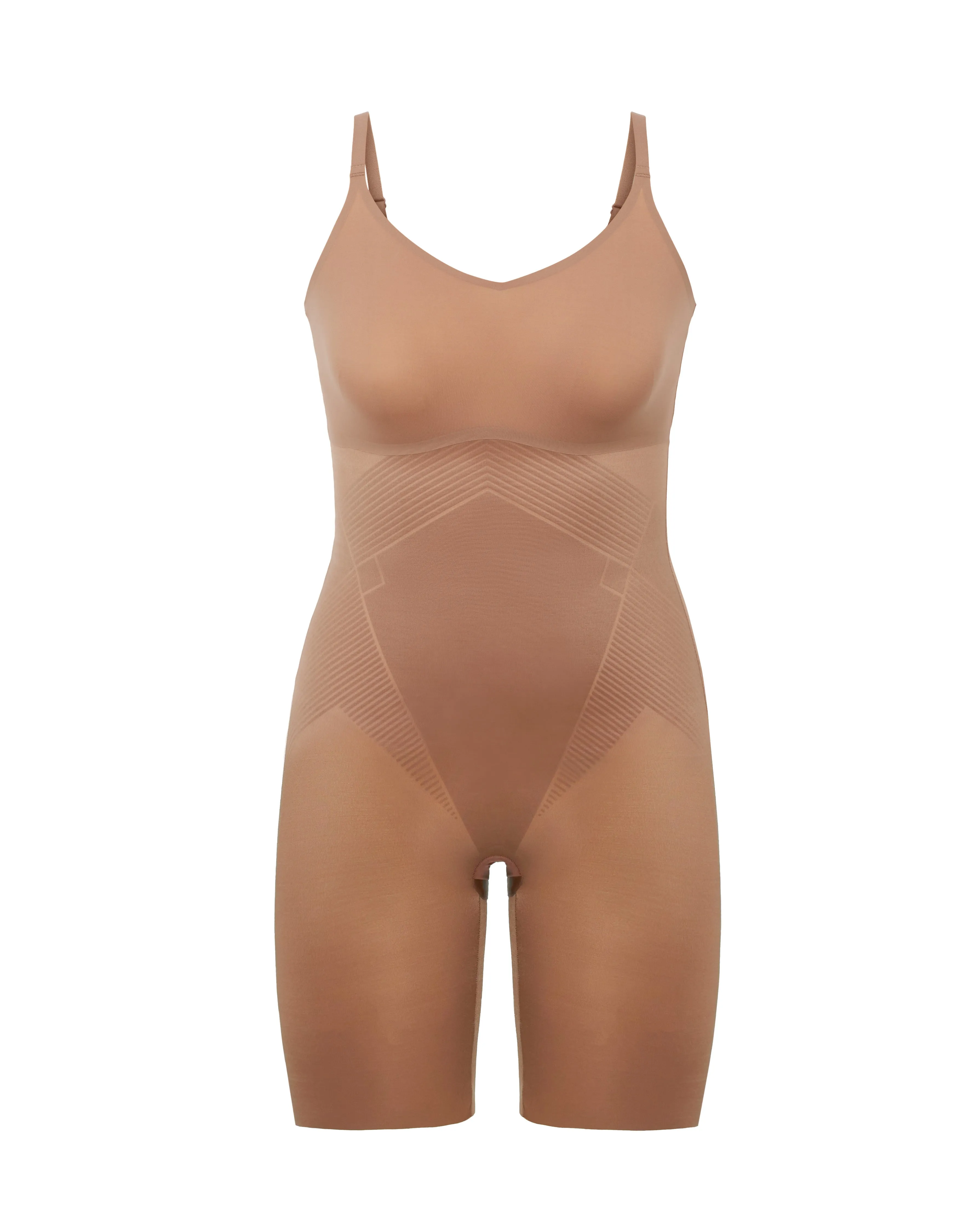 Invisible Shaping Mid-Thigh Bodysuit