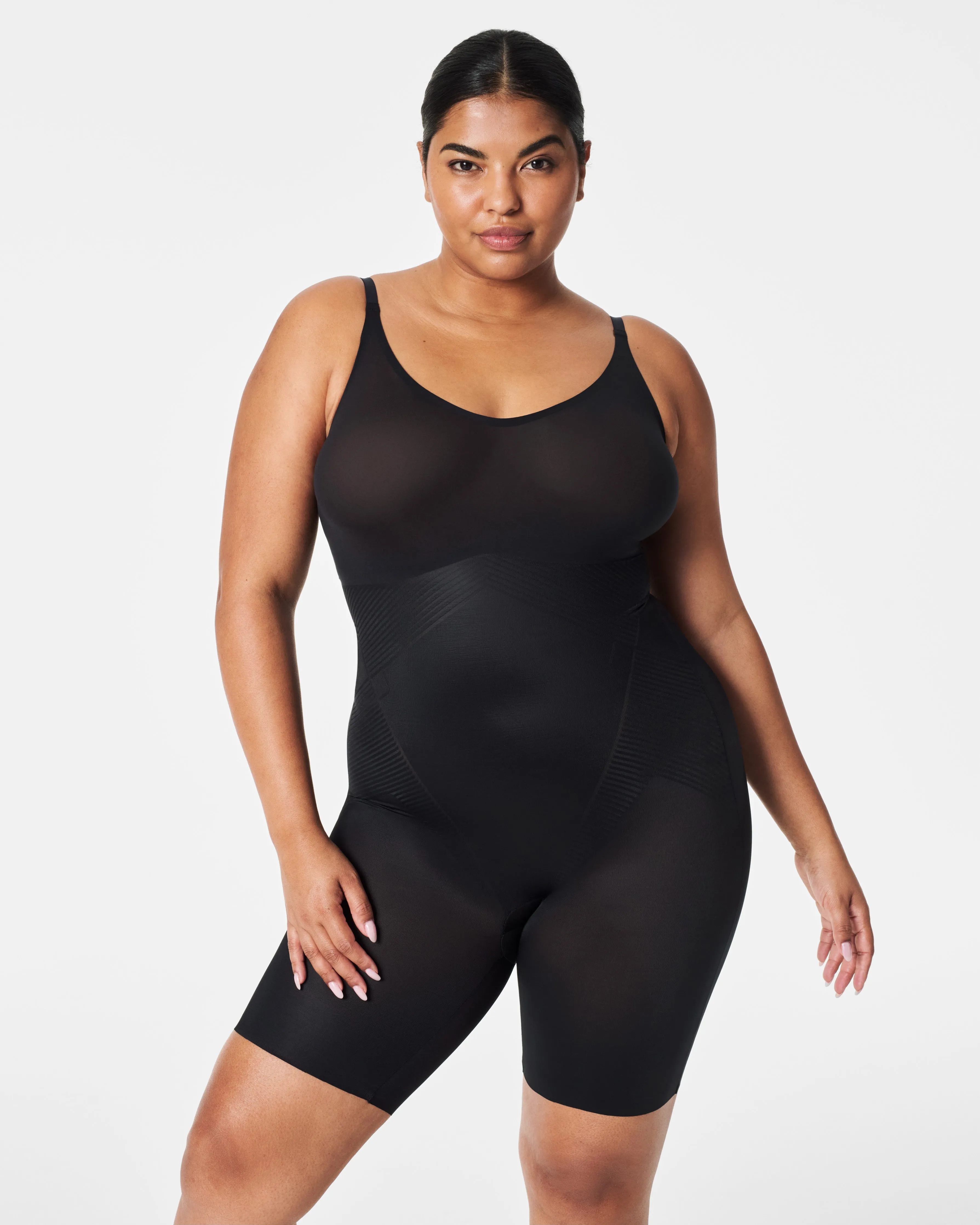 Invisible Shaping Mid-Thigh Bodysuit