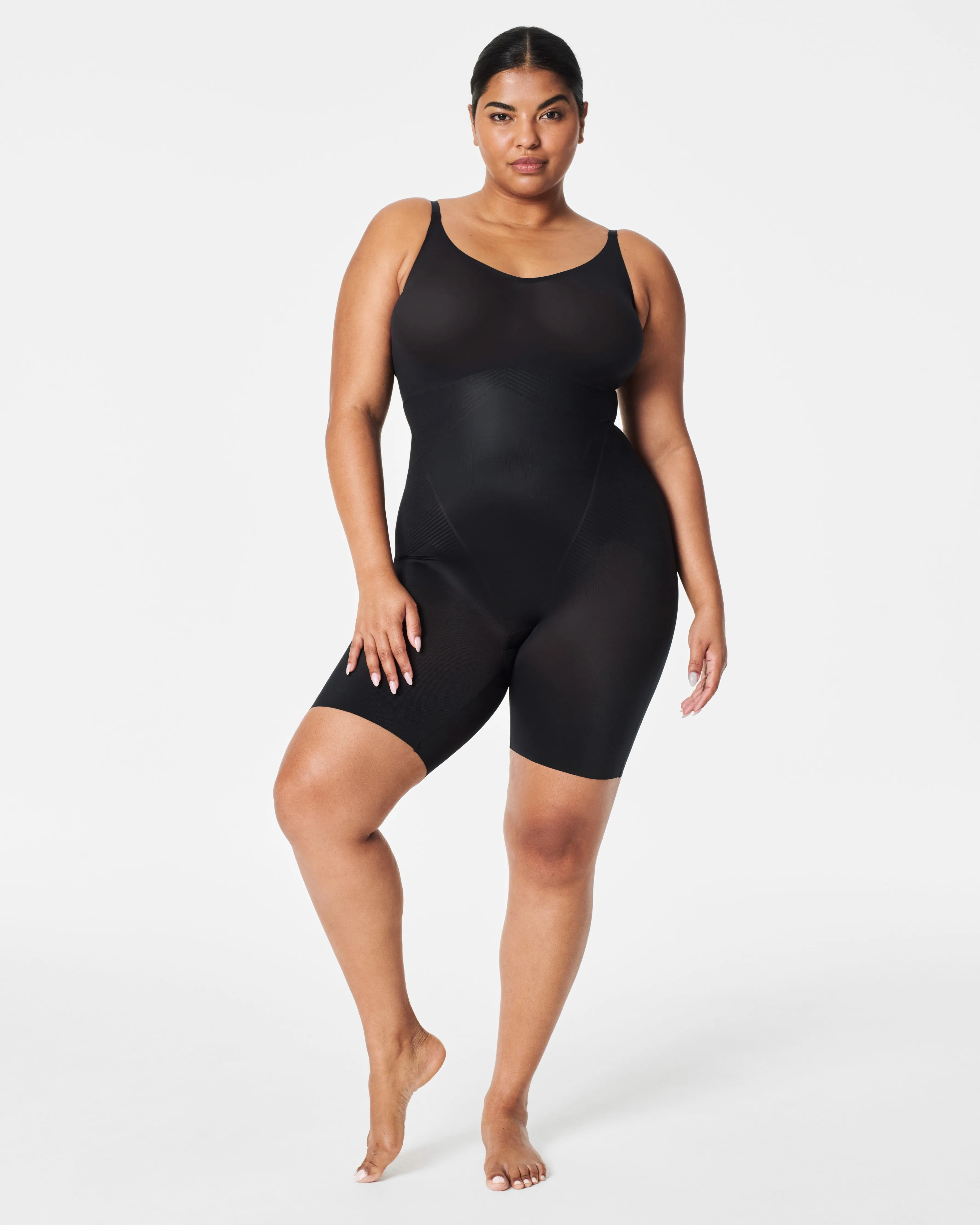 Invisible Shaping Mid-Thigh Bodysuit