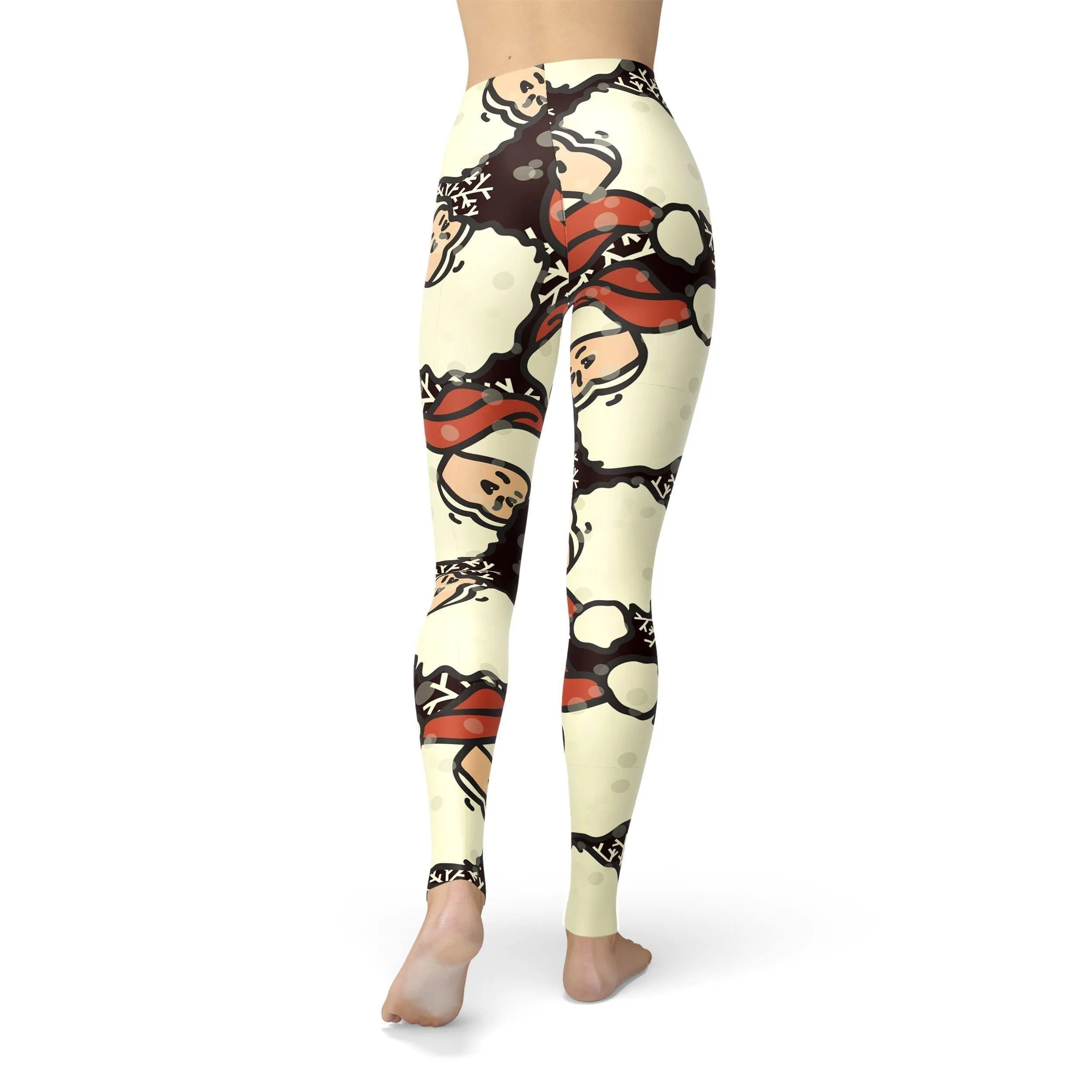 Jean Santa Heads Leggings