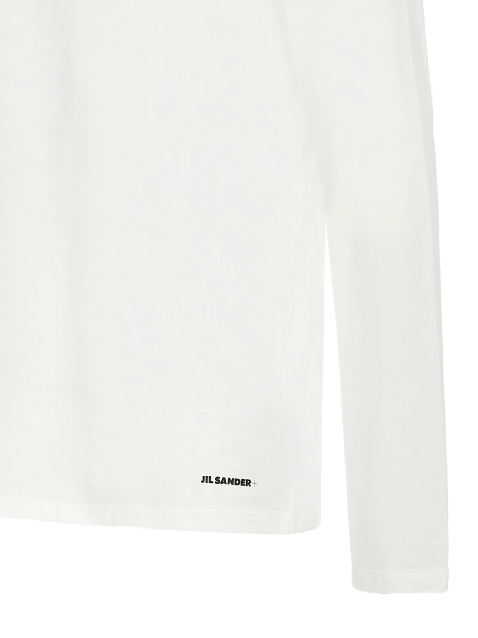 Jil Sander Logo Embroidered Crewneck T-Shirt