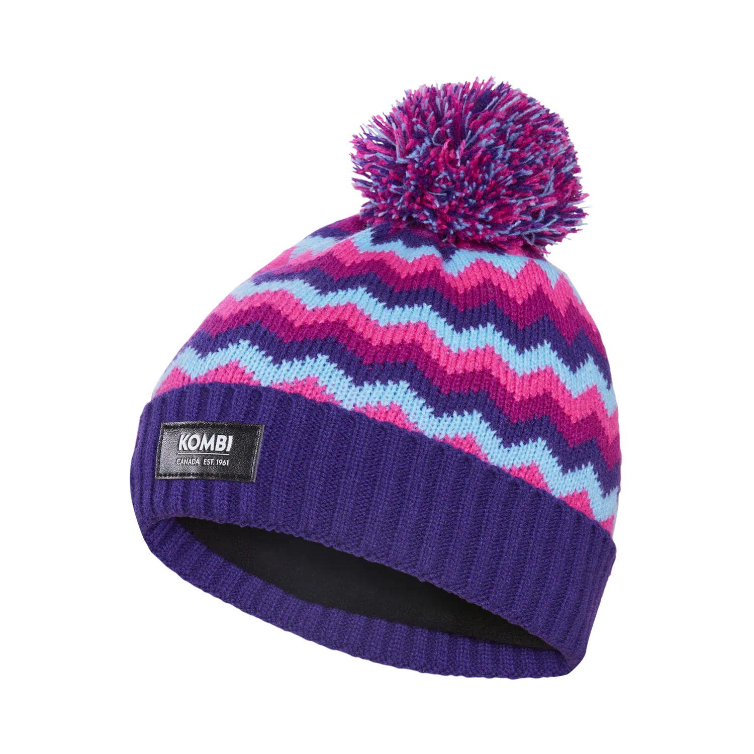 Kombi Violet Indigo Zig Zag Junior Hat