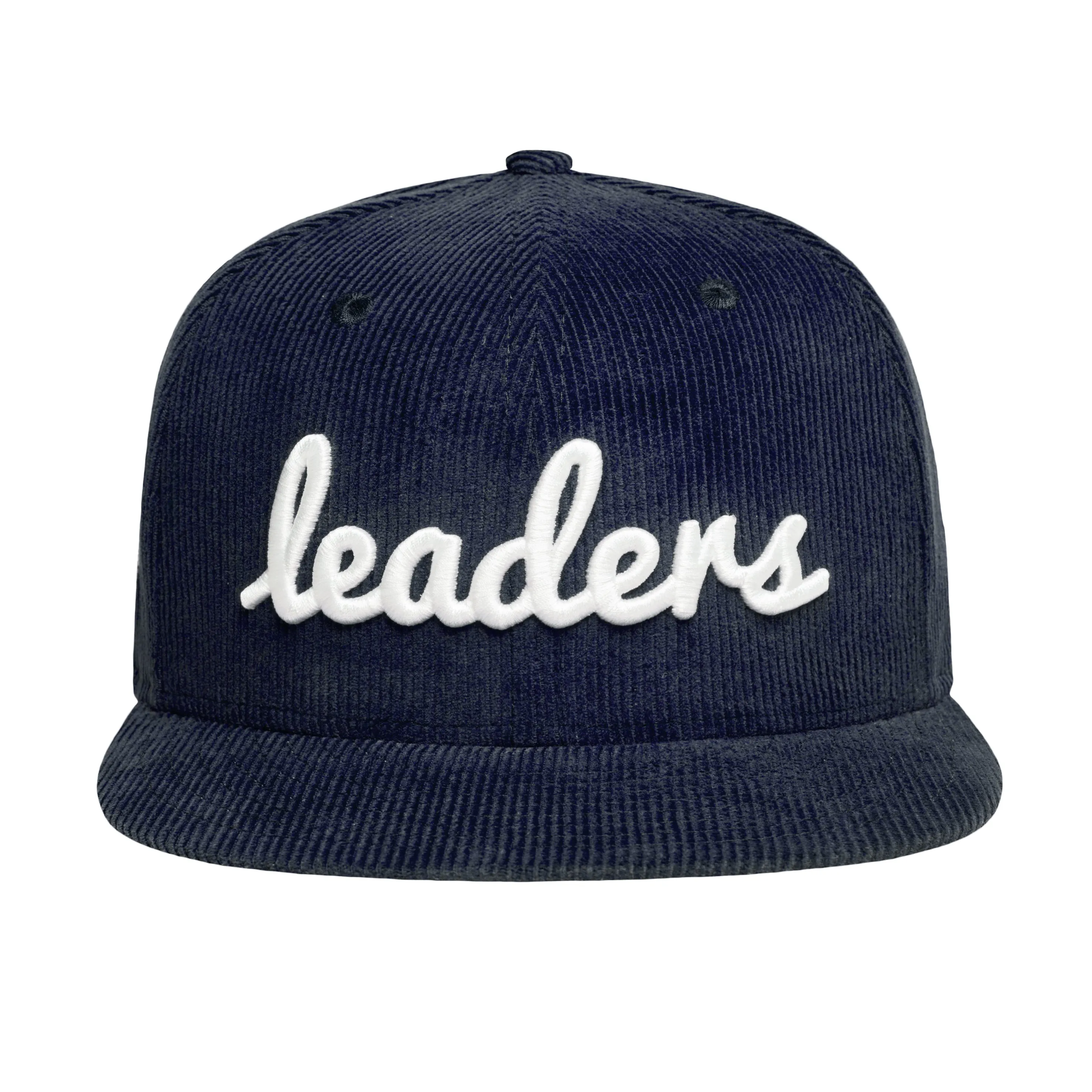 Leaders Script Snapback Corduroy Navy