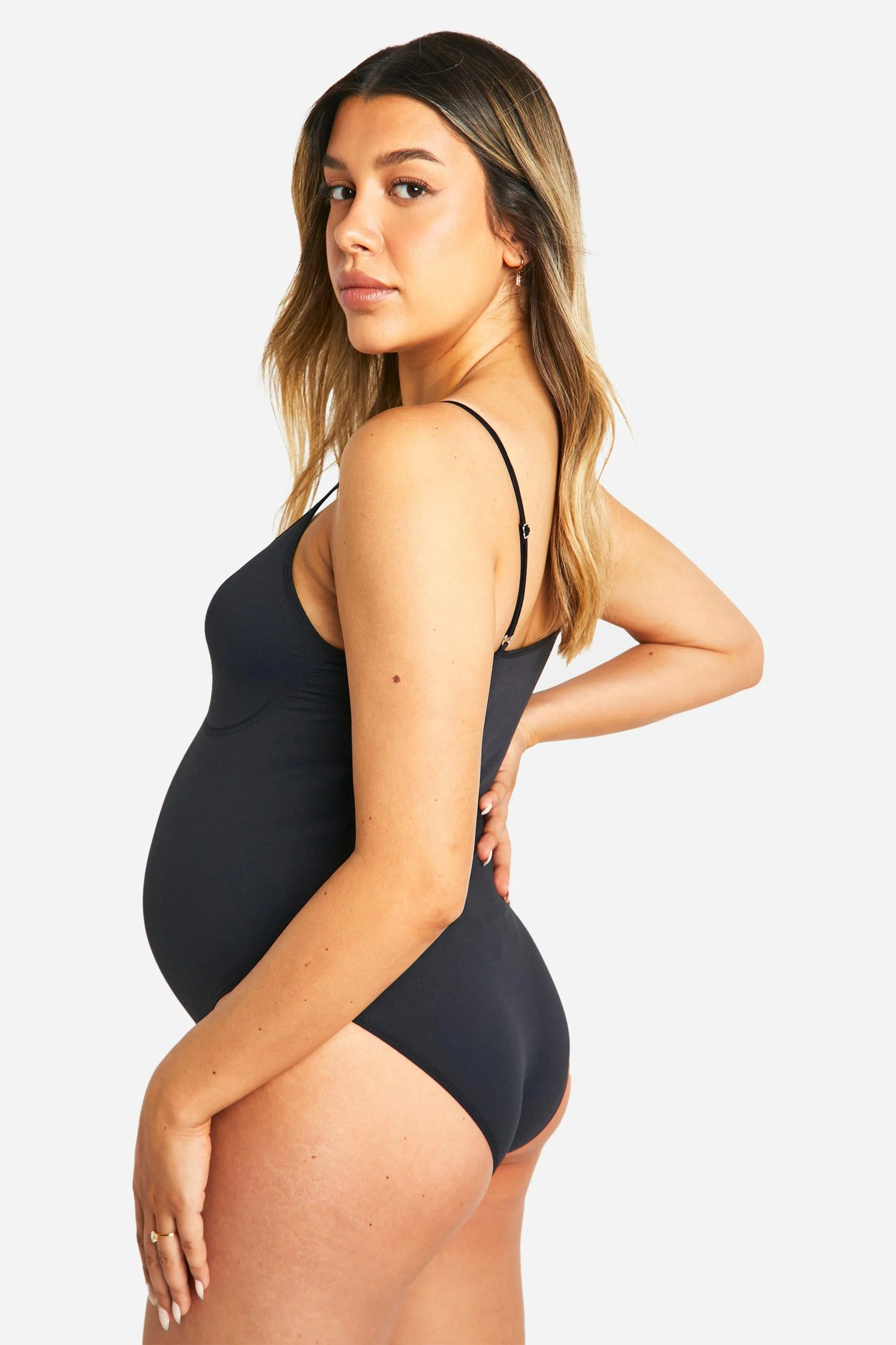 Lingerie | Maternity Seamless Shapewear Bodysuit | boohoo