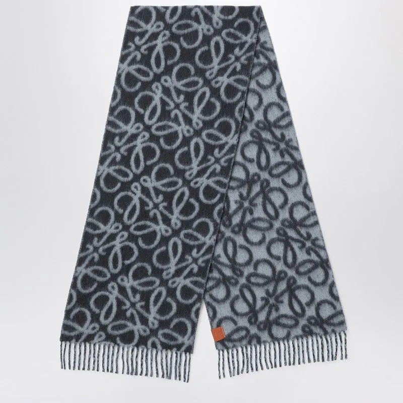 LOEWE Anagram Wool Blend Scarf for Men - FW24 Collection