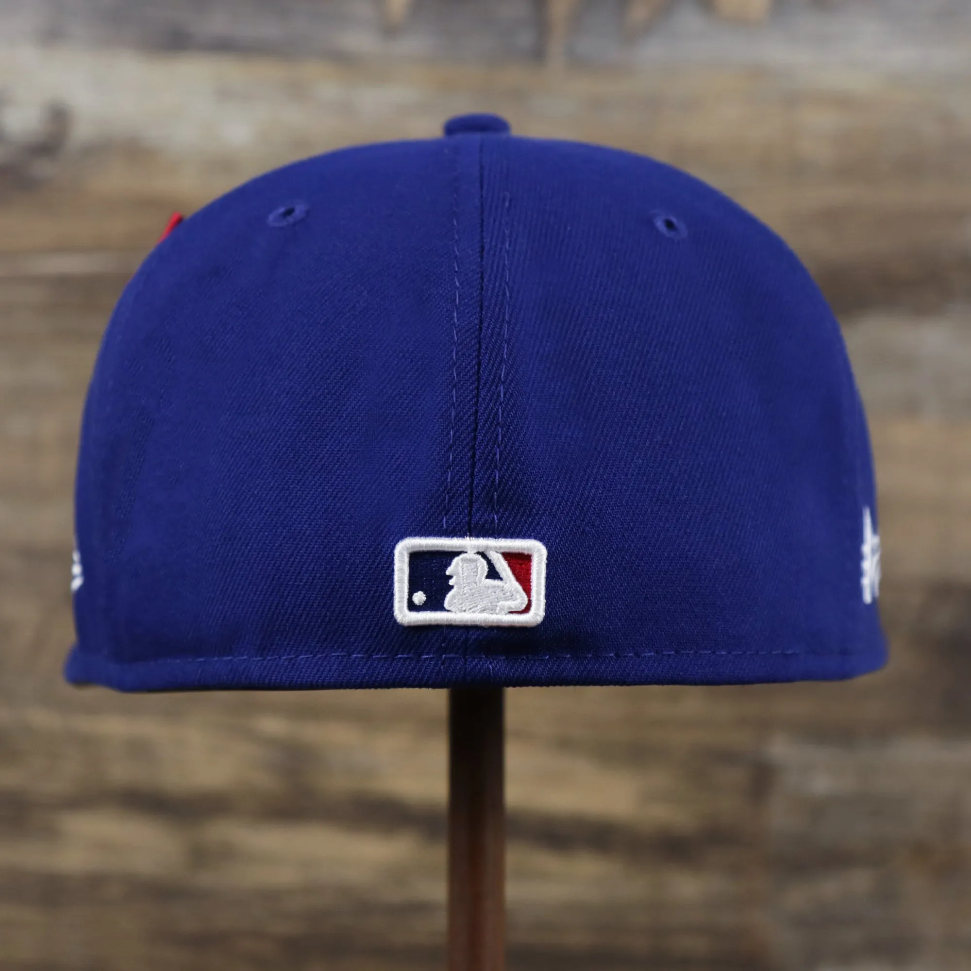 Los Angeles Dodgers Alpha Industries Side Patch Army Green Undervisor 59FIfty Fitted Cap With Hangtag | Royal Blue 59FIfty Cap