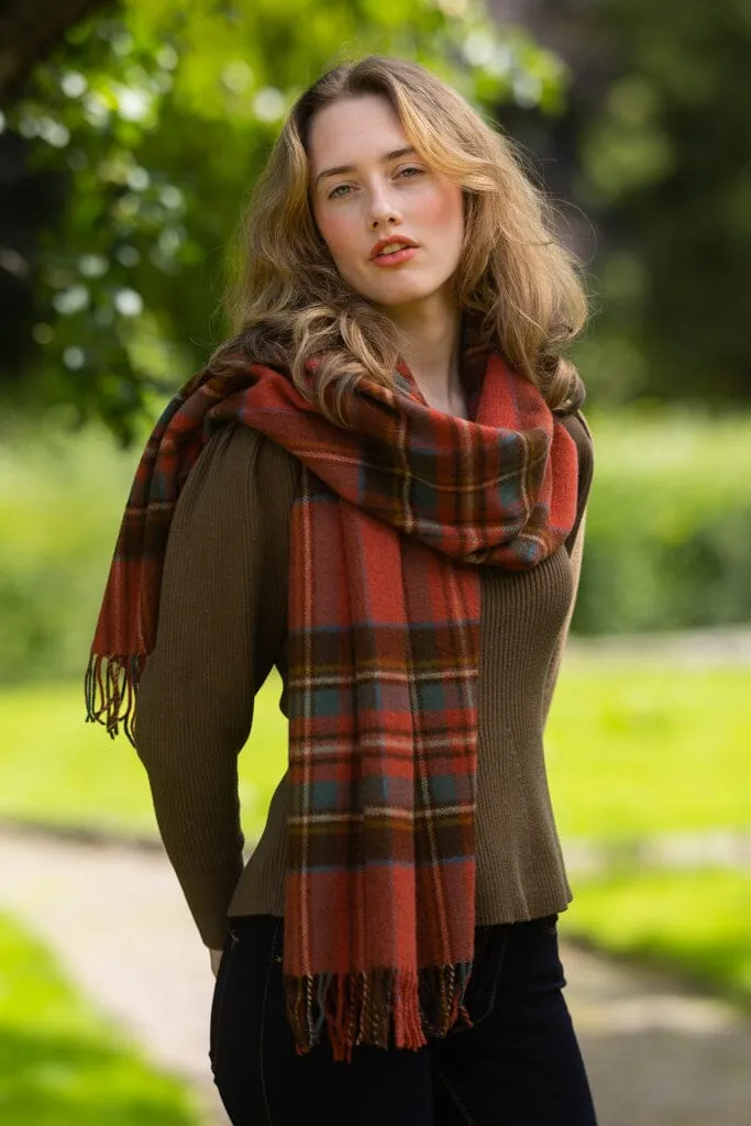 Luxury Oversized Scarf (Auld Royal Stewart)