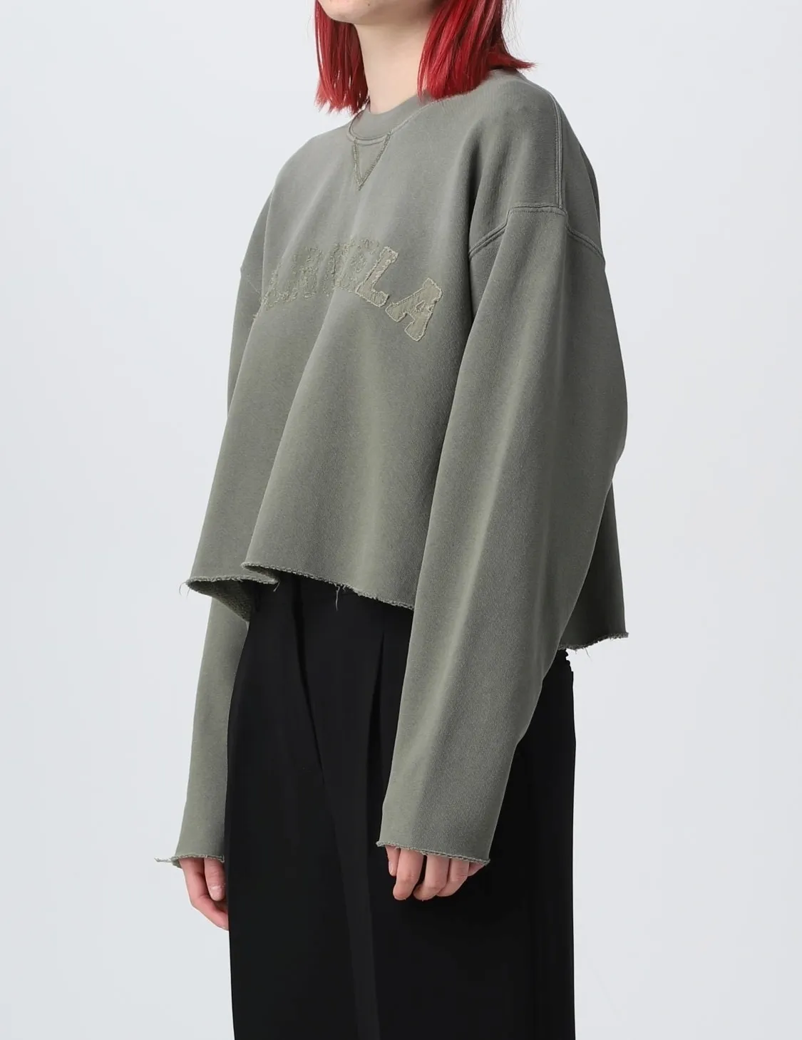 Maison Margiela  |Crew Neck Street Style Long Sleeves Plain Cotton Logo