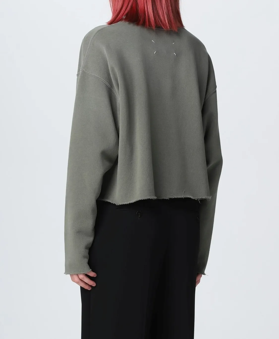 Maison Margiela  |Crew Neck Street Style Long Sleeves Plain Cotton Logo