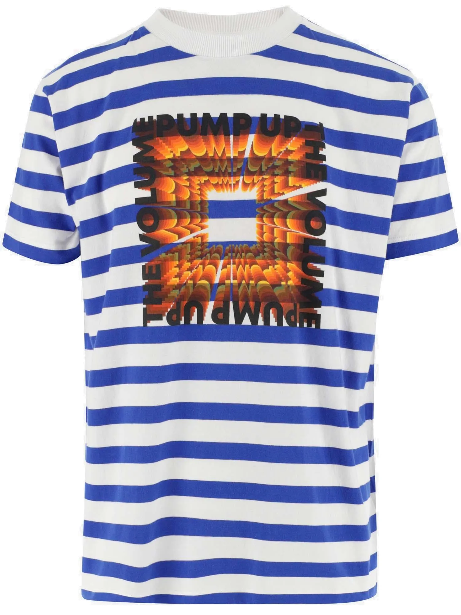 Marcelo Burlon County Of Milan Striped Crewneck T-Shirt