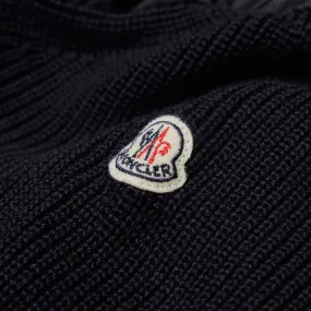 Moncler Down Front Knitted JacketNavy