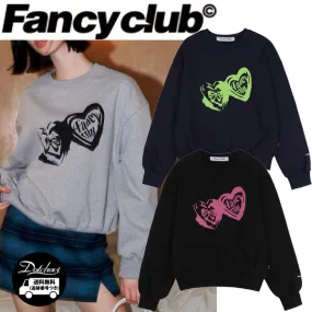 NASTY FANCY CLUB  |Street Style Long Sleeves Plain Cotton Medium Logo