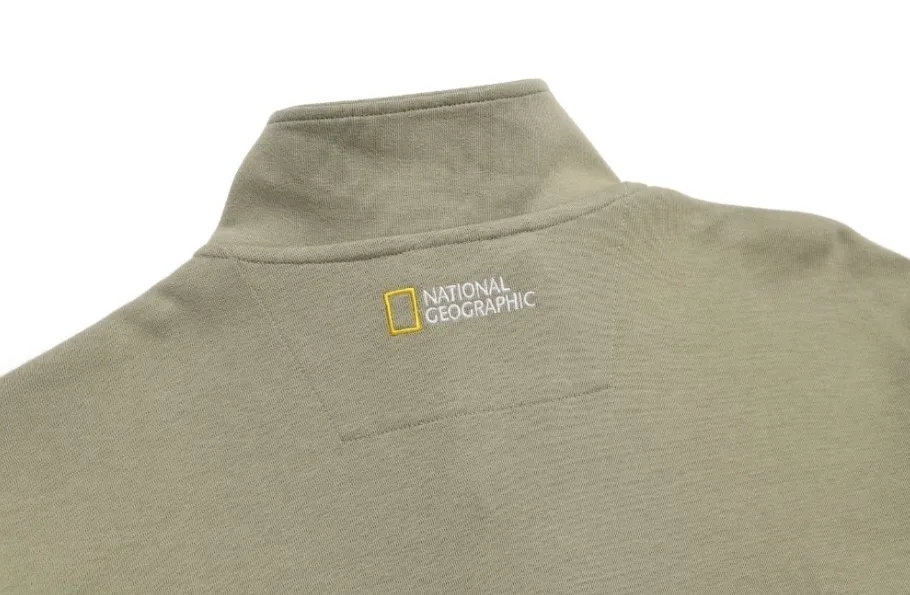 NATIONAL GEOGRAPHIC  |Unisex Street Style Plain Oversized Logo