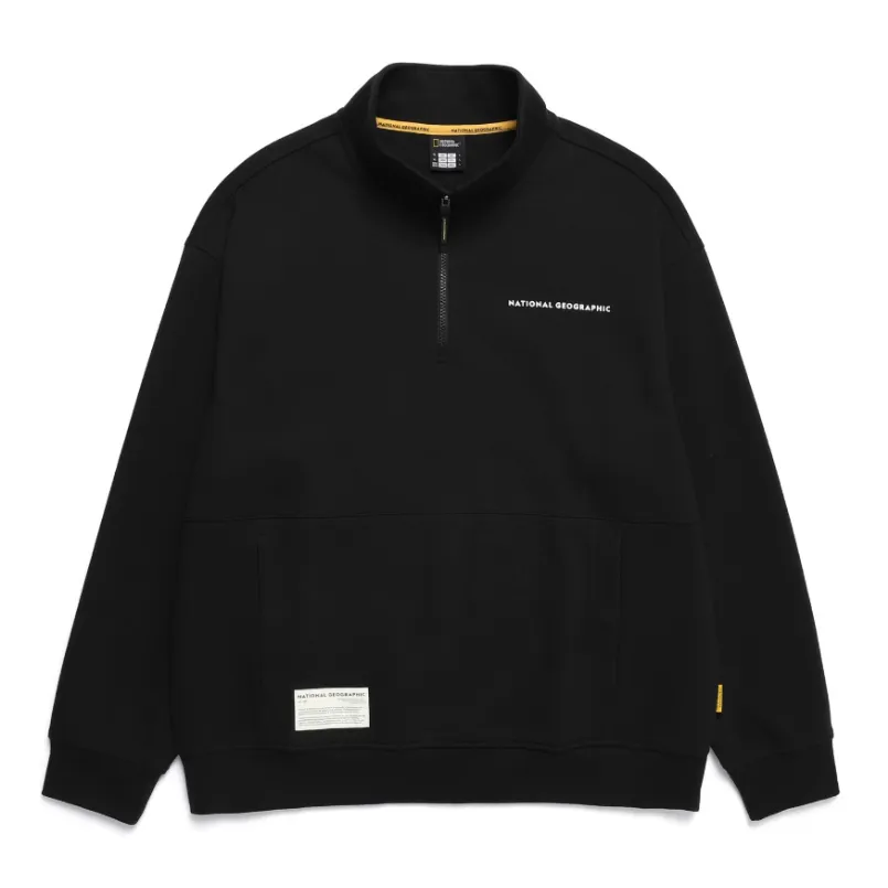 NATIONAL GEOGRAPHIC  |Unisex Street Style Plain Oversized Logo