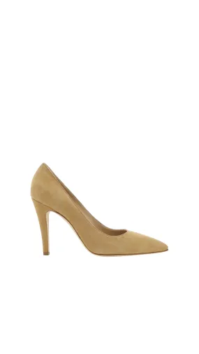 Nelirapla 105 Suede Pump Shoes - Camel