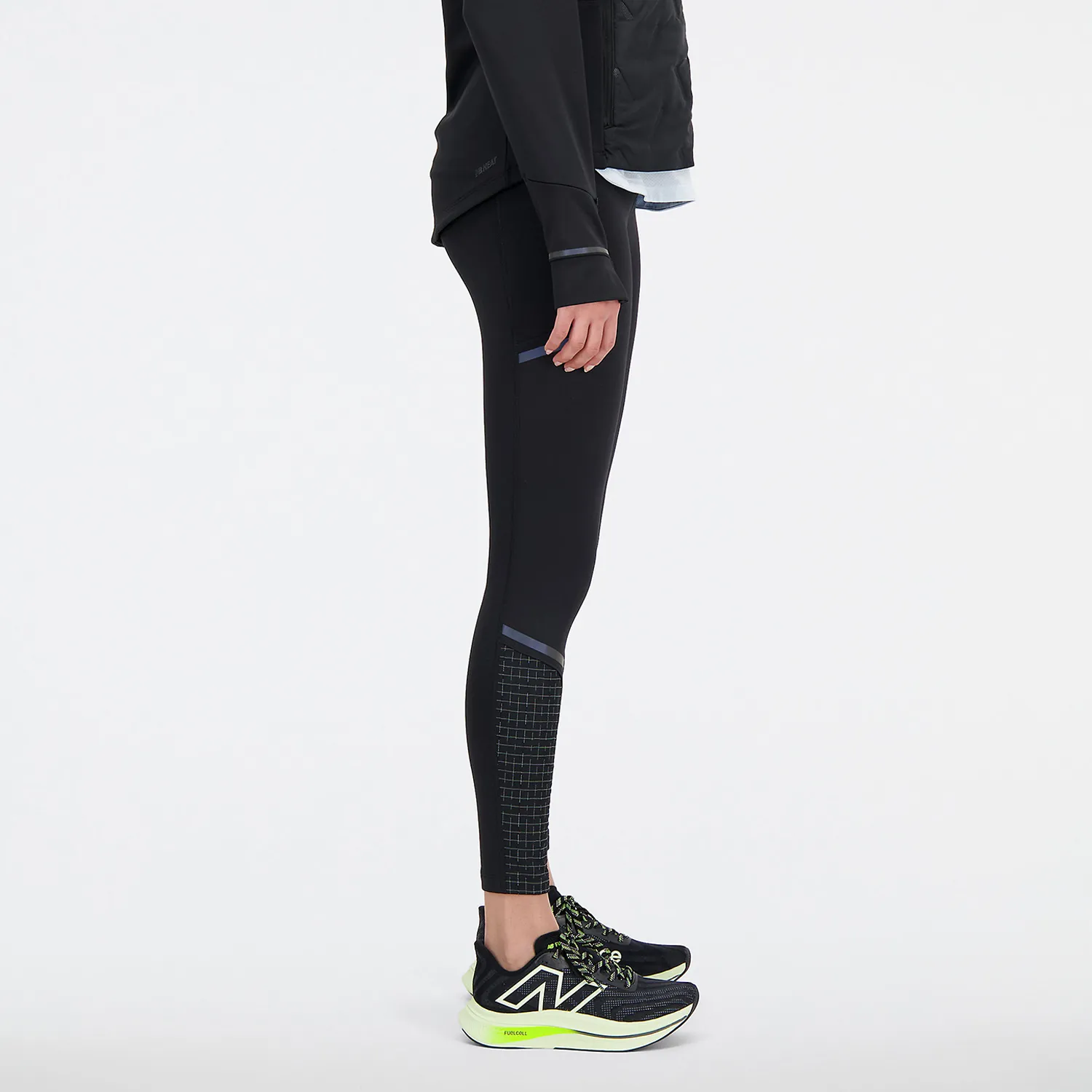 New Balance Impact Run Luminous Heat Tights  Black