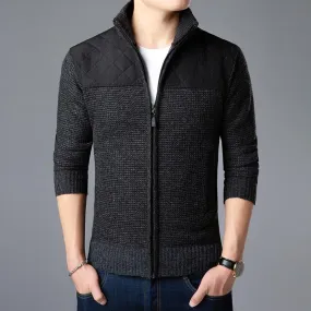 Parka-Casual Cardigan Sweaters For Men