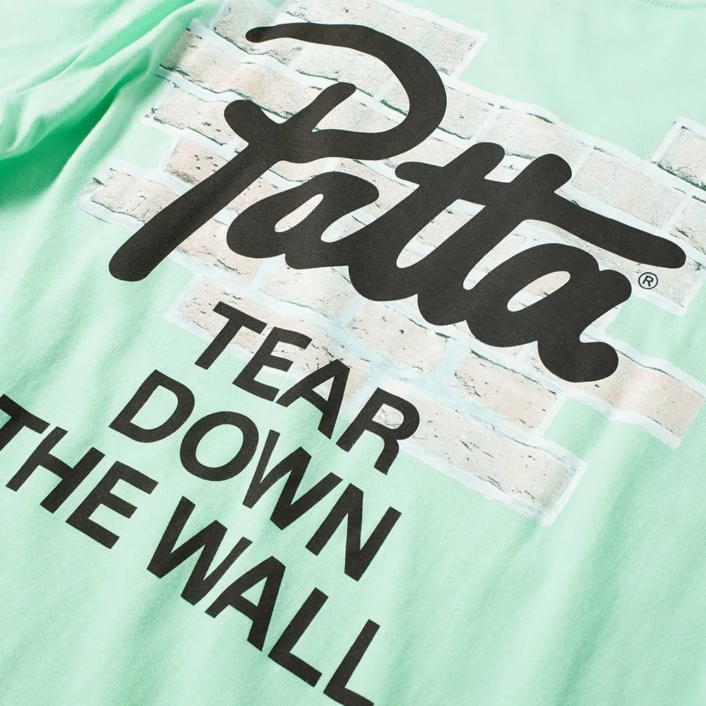 Patta Tear Down TeeGreen Ash