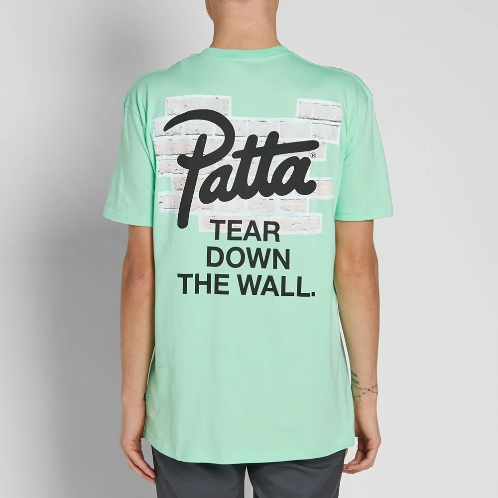 Patta Tear Down TeeGreen Ash