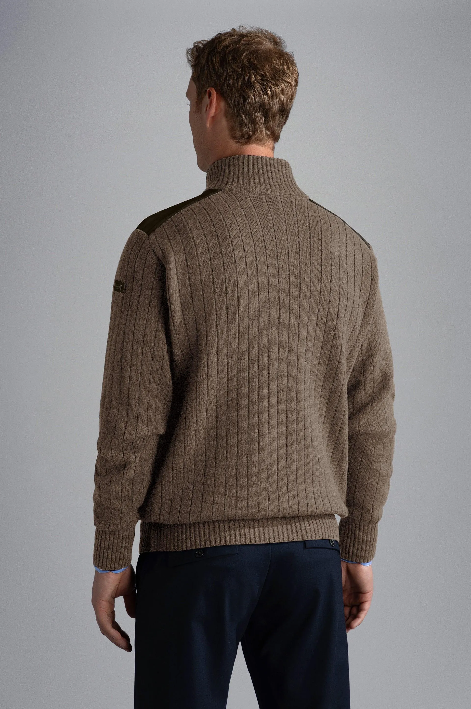 Paul & Shark - Cardigan zip de laine et cachemire