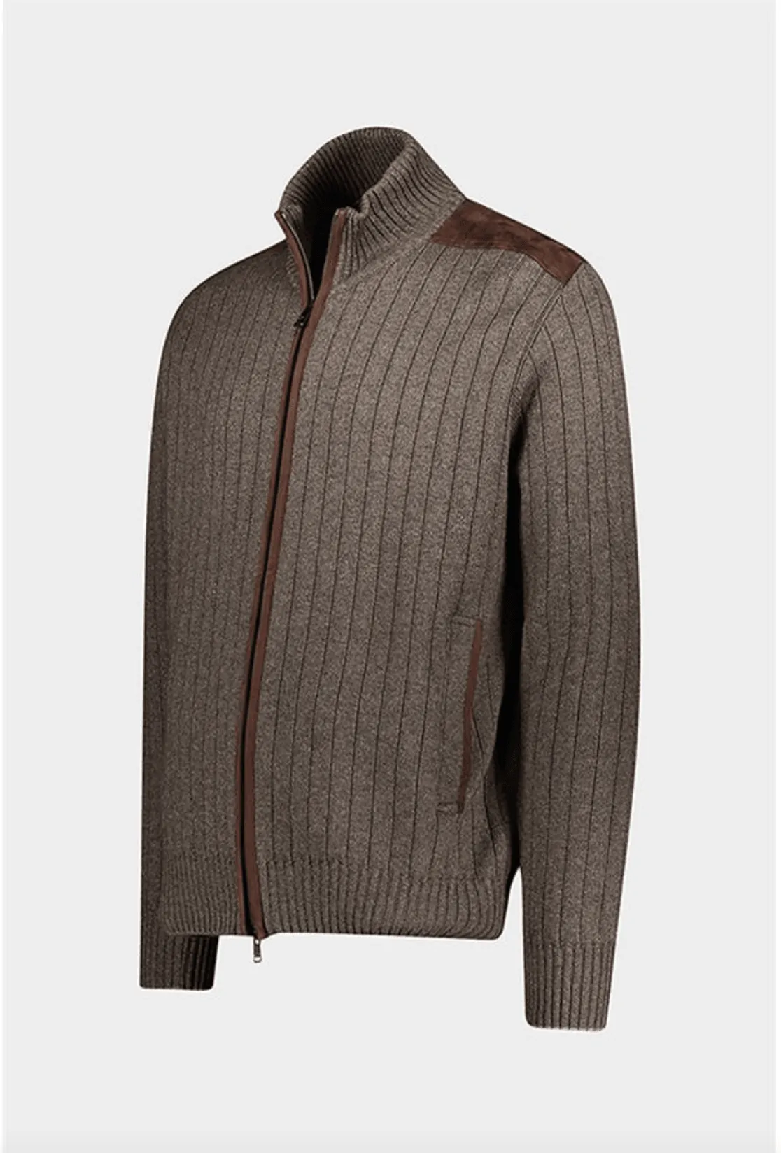 Paul & Shark - Cardigan zip de laine et cachemire