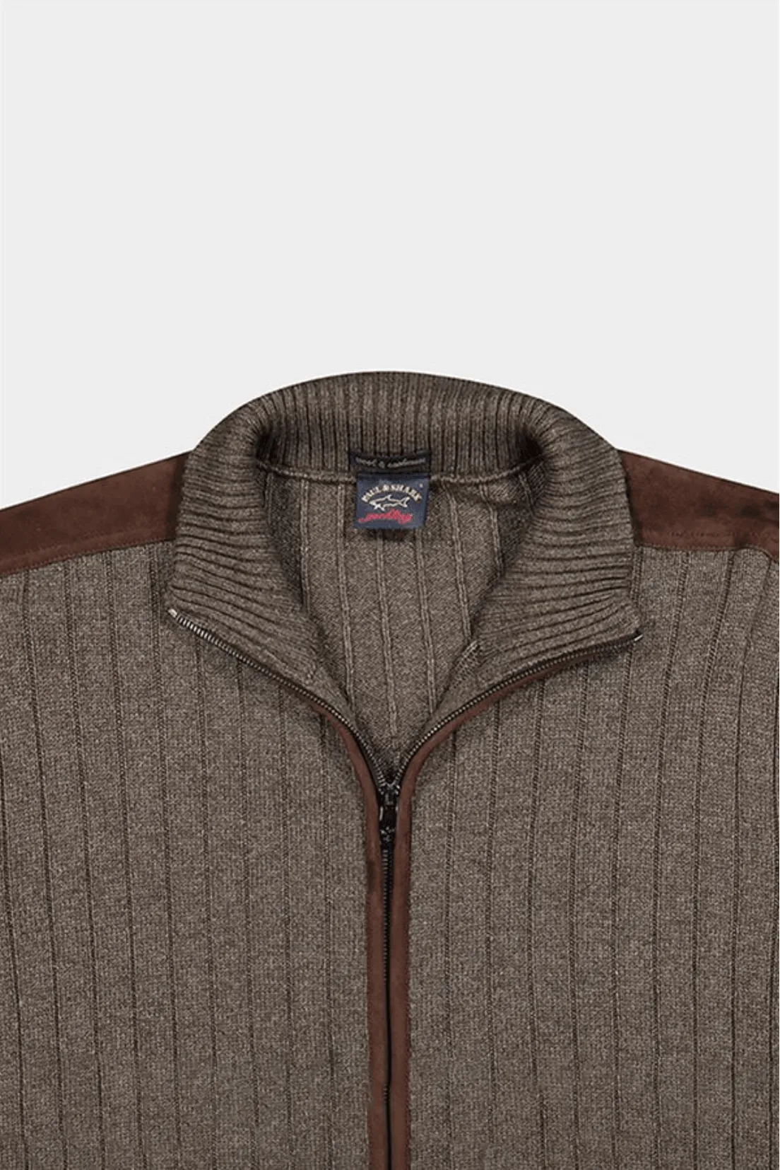 Paul & Shark - Cardigan zip de laine et cachemire