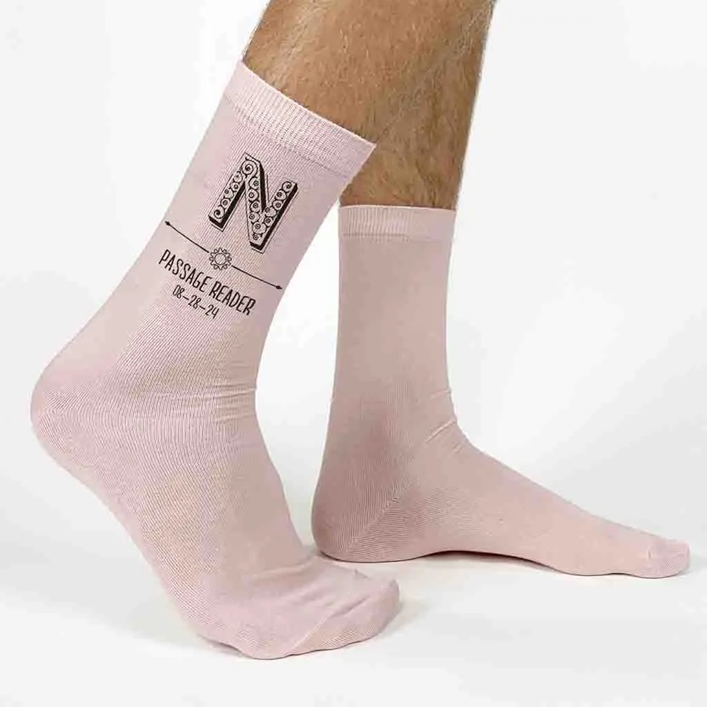 Personalized Steampunk Groomsmen Socks