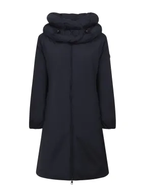 Piumerino Cappotto imbottito in lana con collo alto - Navy