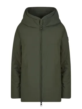 Piumerino - Parka imbottito in lana con cappuccio - Kombu Green