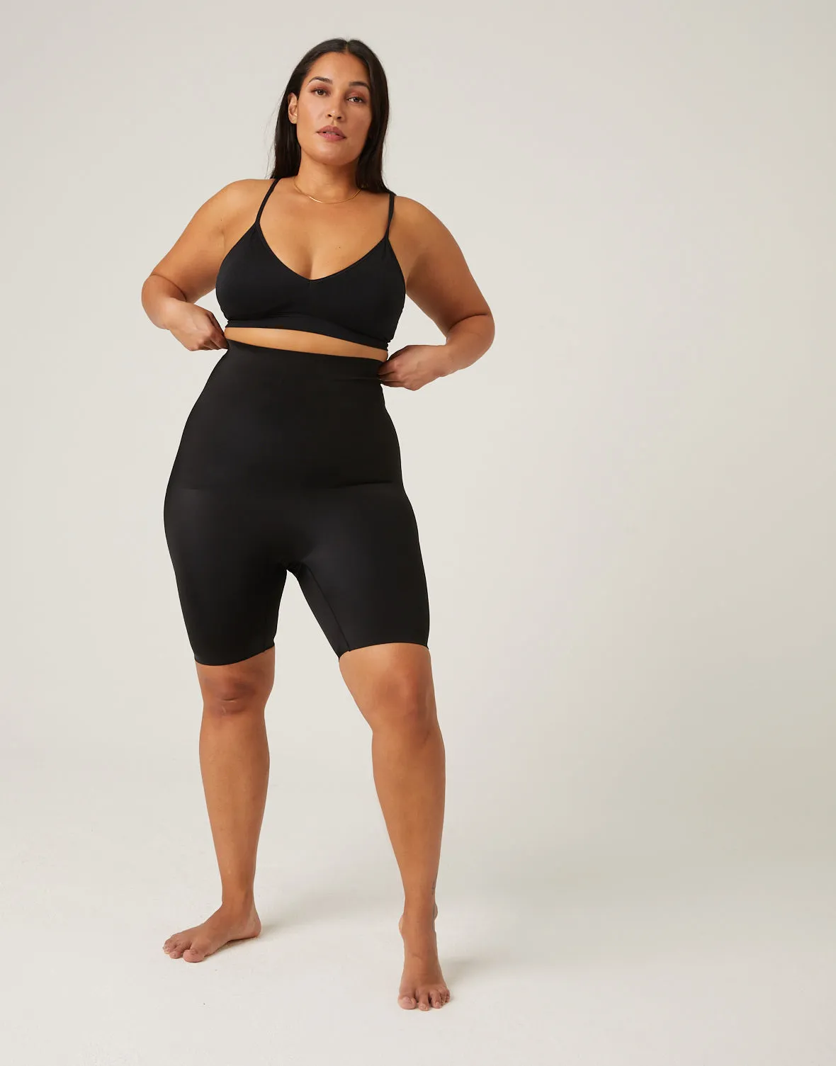 Plus Size High Waisted Shapewear Shorts