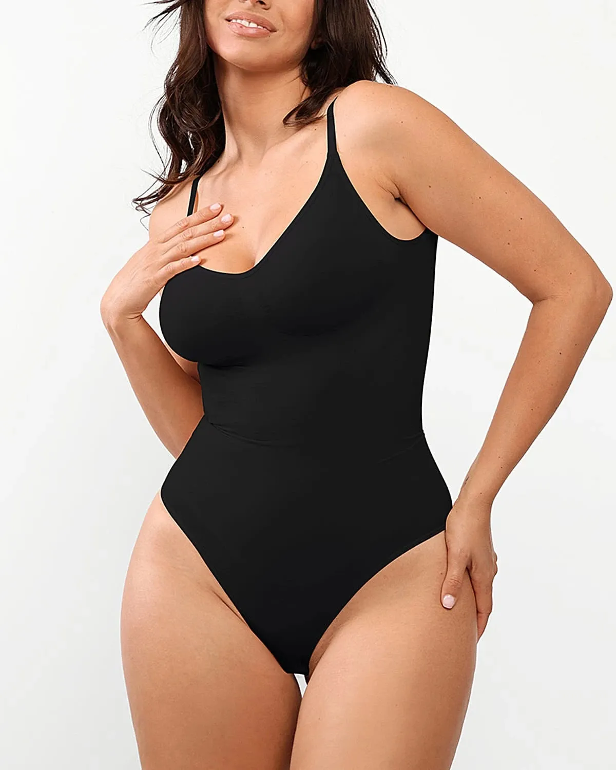 PowerConceal Flattering Backless Thong Bodysuit