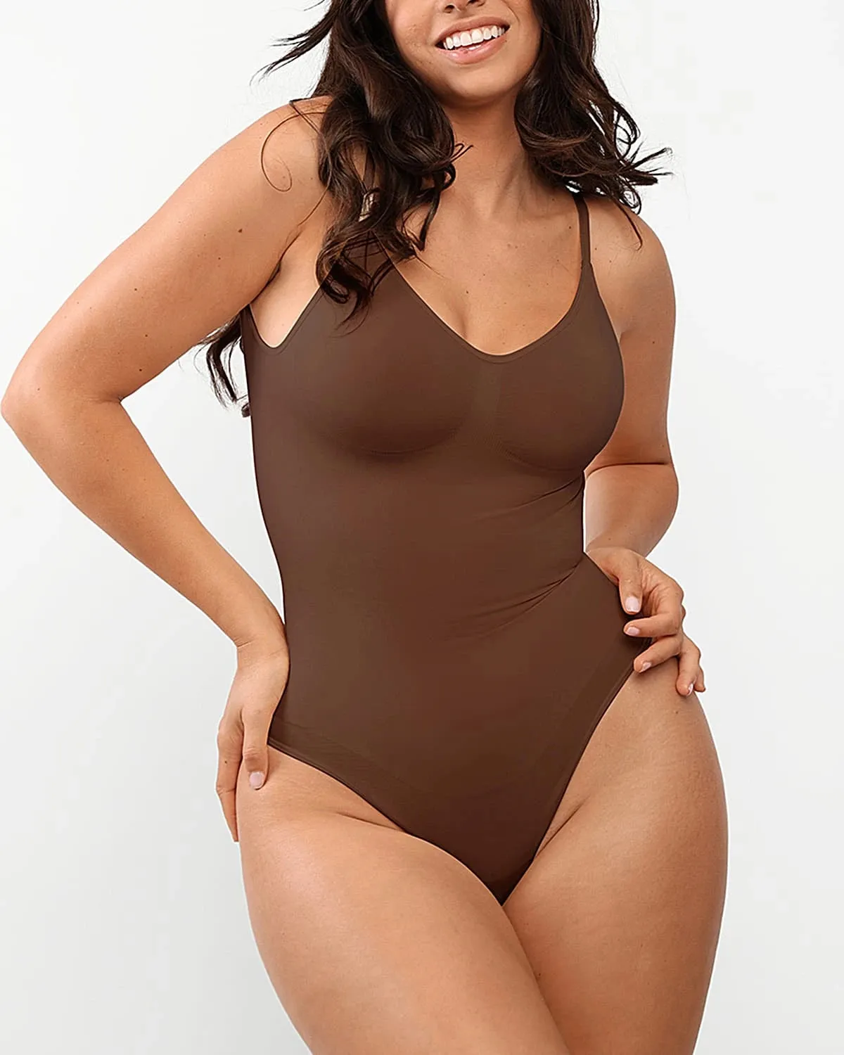 PowerConceal Flattering Backless Thong Bodysuit