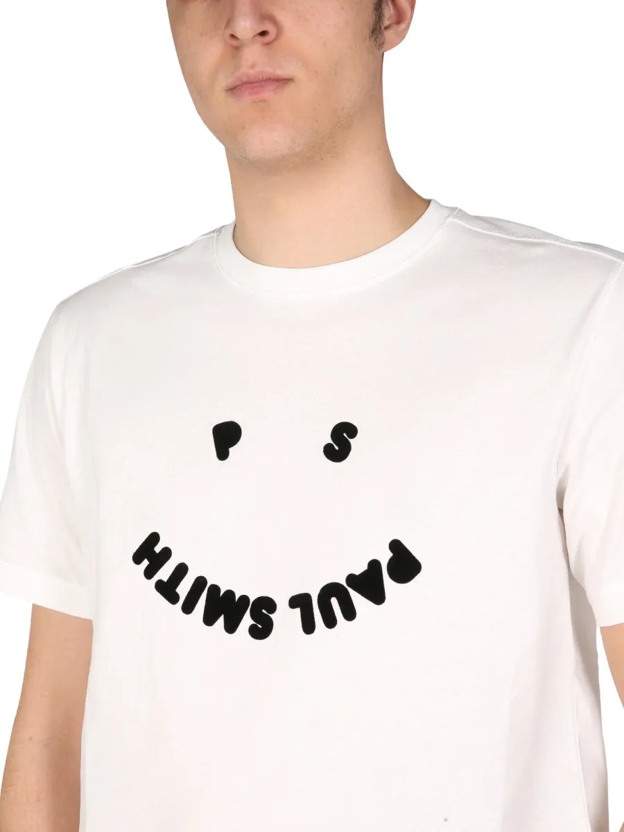 PS Paul Smith Smiley Logo Crewneck T-Shirt