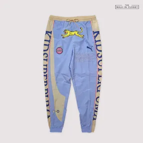 PUMA X KIDSUPER STUDIOS TRACK PANTS BRUNNERA BLUE - 598462-38