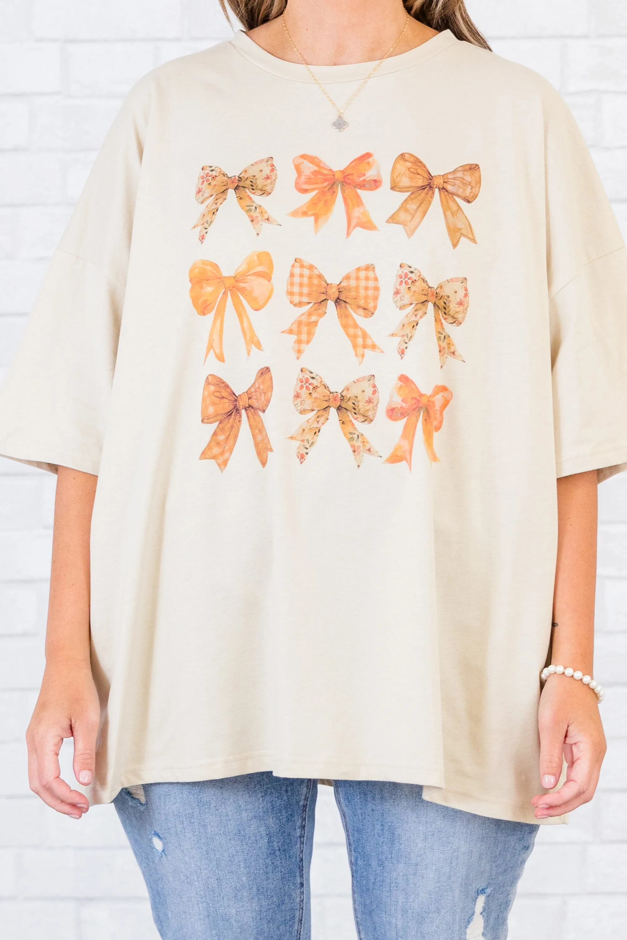 Ready For Fall Boyfriend Tee, Dust