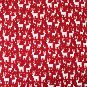 Red Christmas Cotton - Little Red Nose