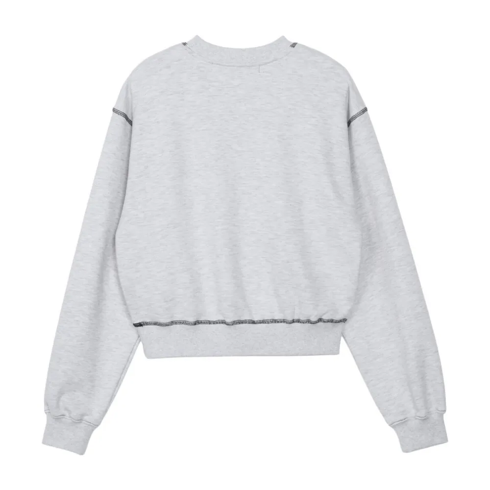 Rest & Recreation  |Crew Neck Street Style Long Sleeves Plain Cotton Oversized