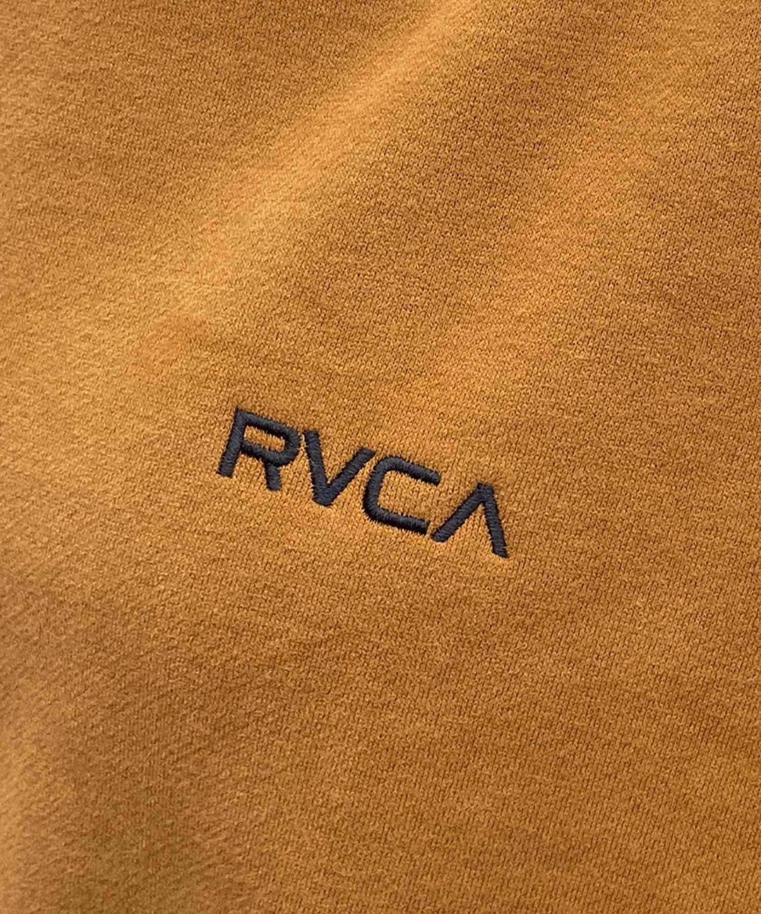 RVCA  |Street Style Long Sleeves Cotton High-Neck Oversized Logo