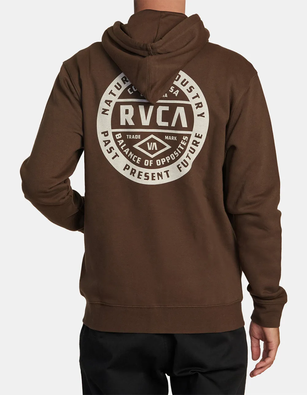 RVCA  |Unisex Street Style Long Sleeves Plain Oversized Logo