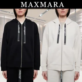 S Max Mara  |Unisex Blended Fabrics Street Style Long Sleeves Plain