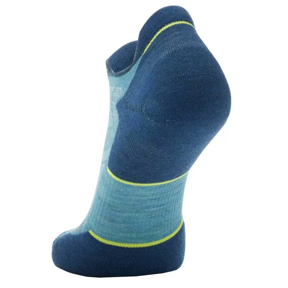 Smartwool Run Targeted Cushion Low Ankle Socks Cascade Green (Unisex)