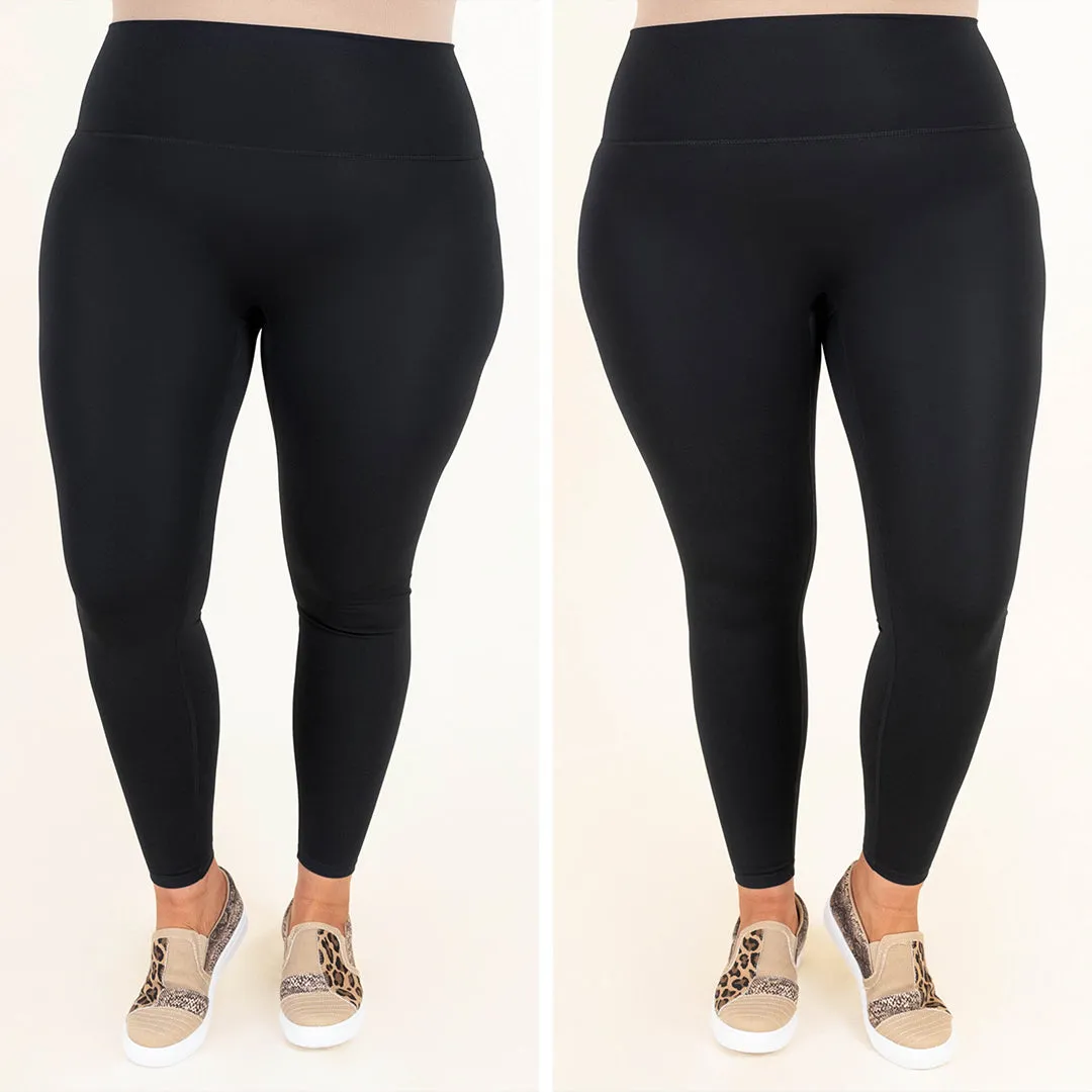 Squat Until You Drop Leggings, Black