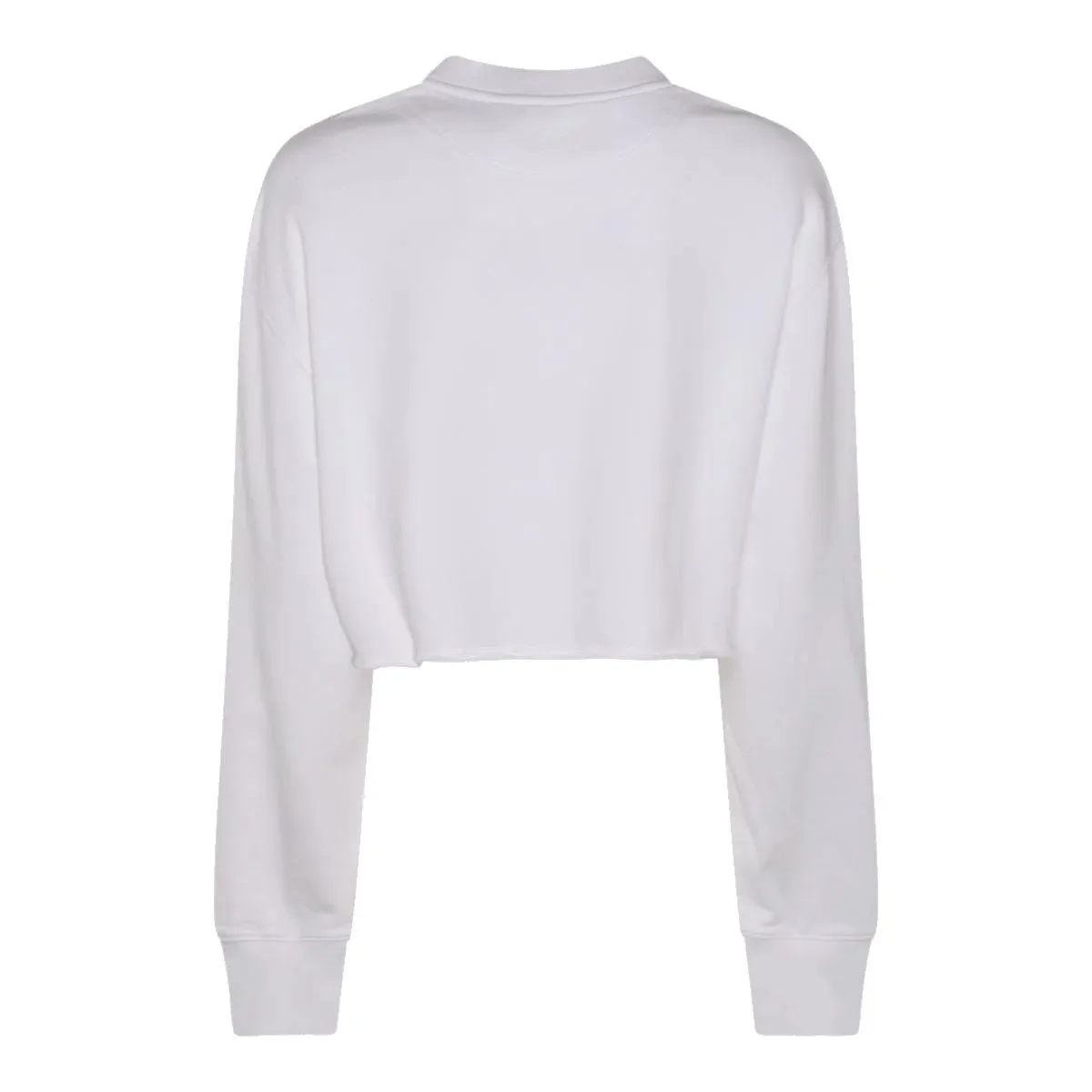 Stella McCartney  |Crew Neck Street Style Long Sleeves Plain Cotton Logo