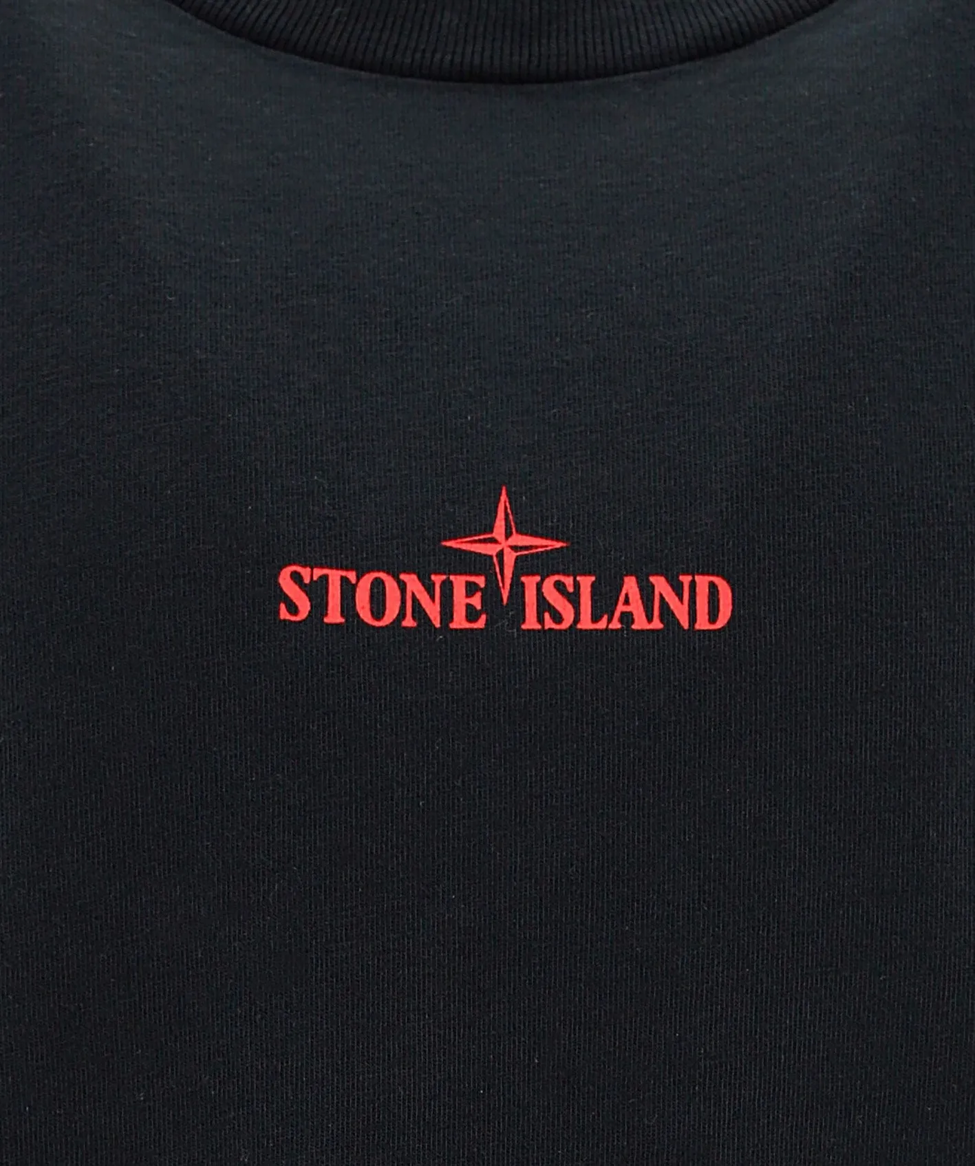 Stone Island Junior Graphic Printed Crewneck T-Shirt