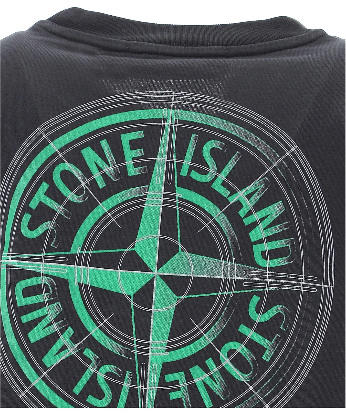 Stone Island Junior Logo Print T-Shirt