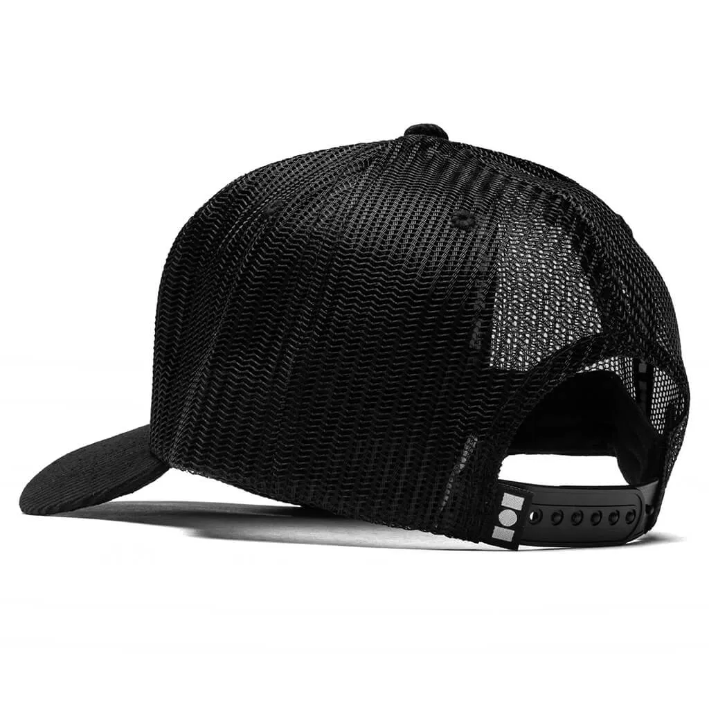 Summerland Corduroy Trucker Hat - Black